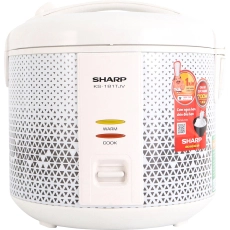 Nồi cơm nắp gài Sharp 1.8 lít KS-181TJV