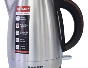 Bình đun siêu tốc Sharp EKJ-17EVSD-WD 1.7 lít