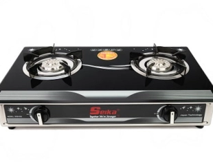 BẾP GAS ĐÔI MẶT KÍNH SEIKA (SEN ĐỒNG) SKB505