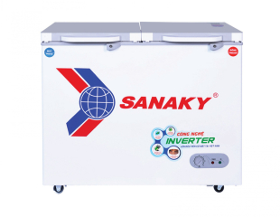 Tủ Đông mặt kính cường lực Sanaky 220 lít VH-2899W4K