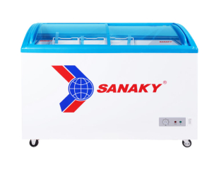 Tủ đông Sanaky VH-382K 260 lít 1 ngăn nắp kính lùa cong