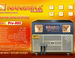 DÀN ÂM THANH NANOMAX PRO-805