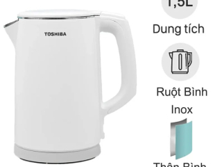 Bình đun siêu tốc Toshiba 1.5 lít KT-15DS1PV