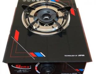 Bếp Gas Đơn Mặt Kính Seika (Sen Nhôm) SKB011