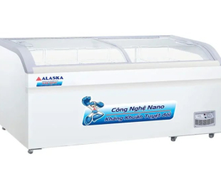 Tủ đông Alaska mặt kính cong KC-550CI 550 lít
