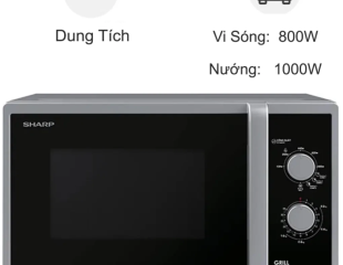 Lò vi sóng Sharp R-G322VN-S 23 lít