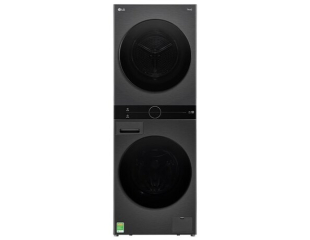Tháp giặt sấy LG WashTower Inverter giặt 14 kg - sấy 10 kg WT1410NHB