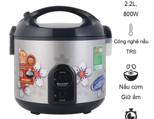 Nồi cơm nắp gài Sharp 2.2 lít KS-R231STV