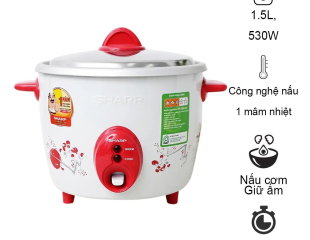 Nồi cơm điện Sharp 1.5 lít KSH-D15V