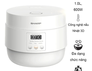 Nồi Cơm Điện Tử Sharp KS-COM100DV-WH