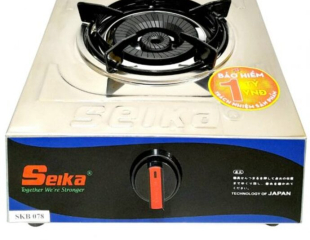 Bếp Gas Đơn Toàn Thân Inox Seika SKB 078