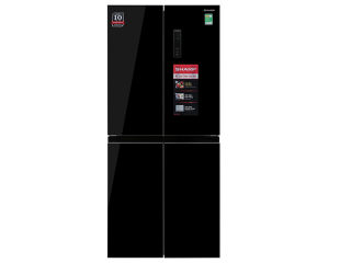 Tủ lạnh Sharp Inverter 362 lít Multi Door SJ-FX420VG-BK