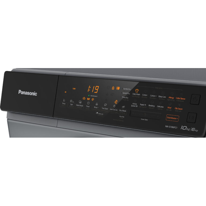 Máy giặt sấy Panasonic Inverter 10 kg NA-S106FC1LV