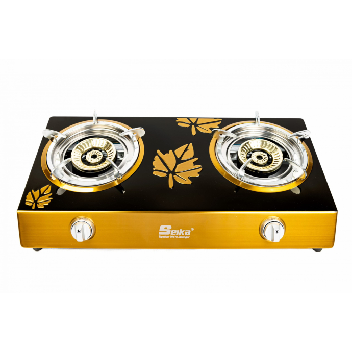 Bếp Gas Đôi Inox Seika (Sen Đồng Ø 120) SKB-297