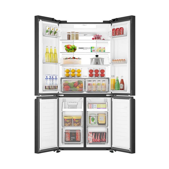 Tủ lạnh Aqua Inverter 529 lít AQR-M600XA(GB)