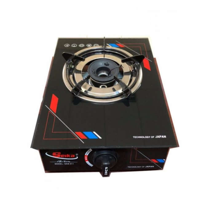 Bếp Gas Đơn Mặt Kính Seika (Sen Nhôm) SKB011