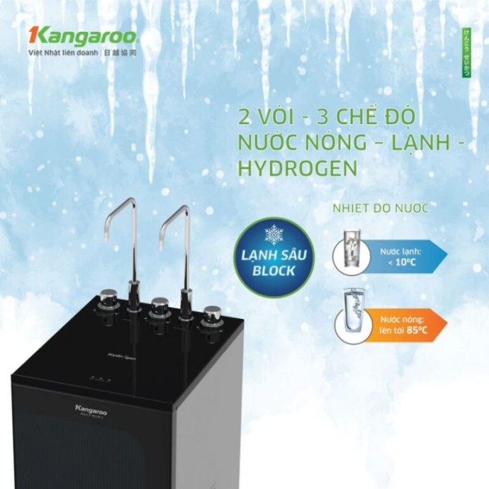Máy lọc nước nóng lạnh Hydrogen Kangaroo KG10A16