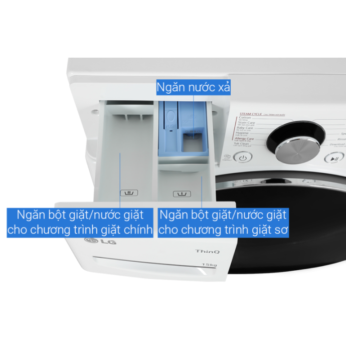 Máy giặt LG AI DD Inverter 15 Kg F2515STGW