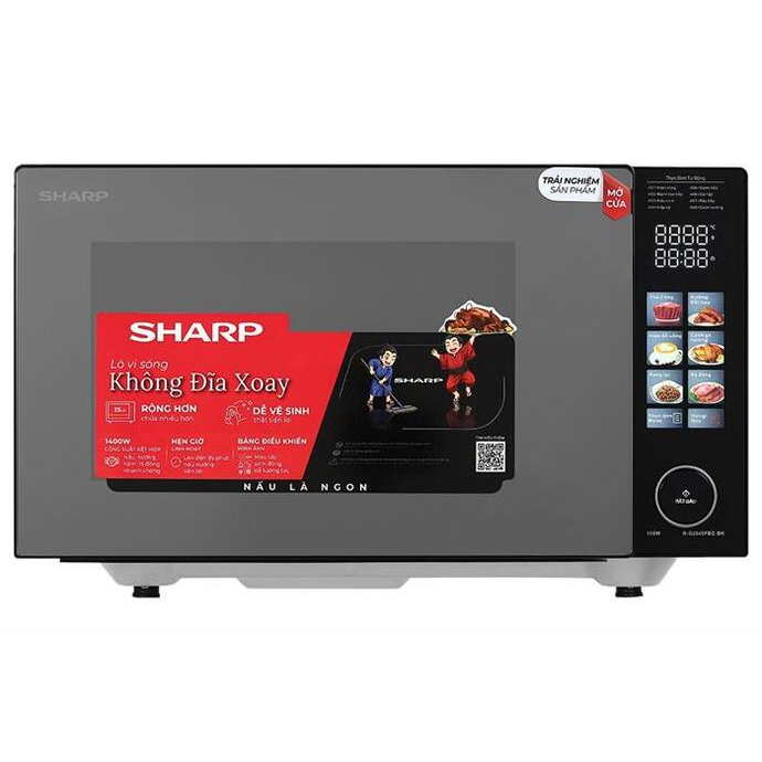 Lò vi sóng có nướng Sharp R-G2545FBC-BK 25 lít