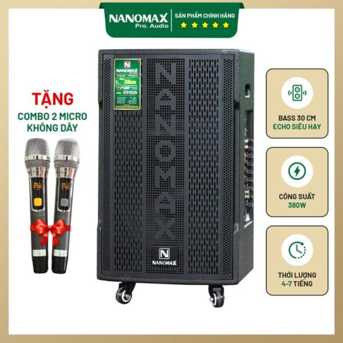 Loa Kéo Nanomax SK-12X3 380W