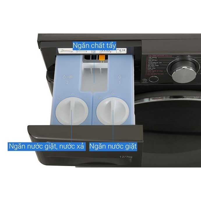 Máy giặt sấy LG Inverter giặt 12 kg - sấy 7 kg FV1412H3BA