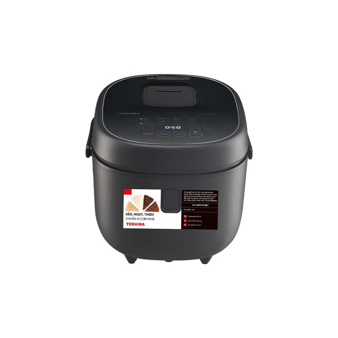 Nồi cơm điện tử Toshiba 1.8 lít RC-18DR4TVN(W/H) - Trắng/Đen