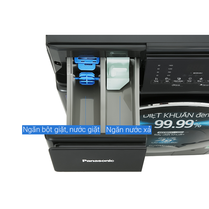 Máy giặt sấy Panasonic Inverter 10.5 kg NA-V105FR1BV