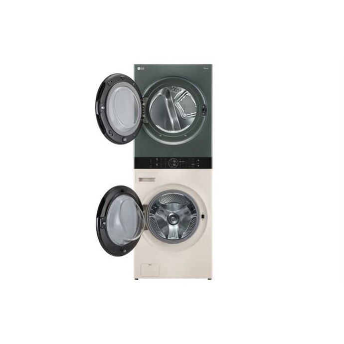 Tháp giặt sấy LG WashTower Inverter giặt 14 kg - sấy 10 kg WT1410NHEG