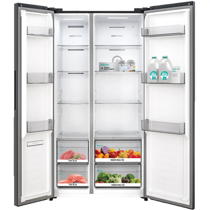 Tủ Lạnh Hisense Inverter 544 Lít RS708N4EBN