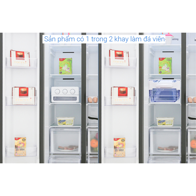 Tủ lạnh Samsung Inverter 655 lít RS62R5001B4/SV