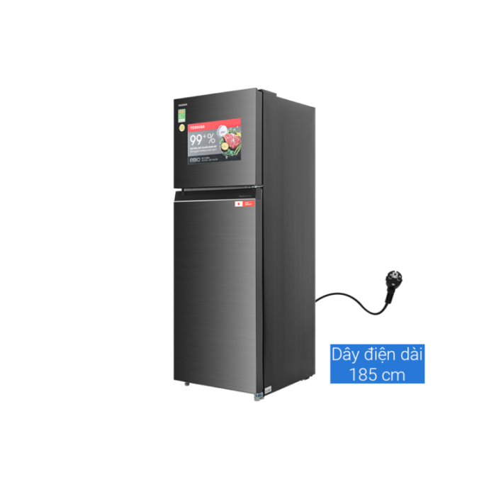Tủ lạnh Toshiba Inverter 338 lít GR-RT468WE-PMV(58)-MM