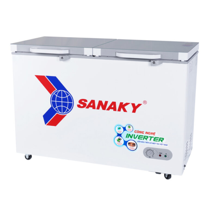 Tủ Đông mặt kính cường lực Sanaky 270 lít VH-3699A4K